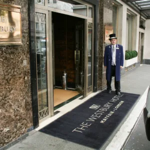 The Westbury Hotel Logo Mat in Mayfair, London