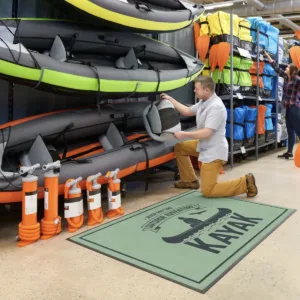 Kayak Personalised Logo Floor Mat