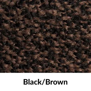 Heavy-Duty/Heavy Duty+ Rubber-Backed Mat Colour Swatch - Black/Brown