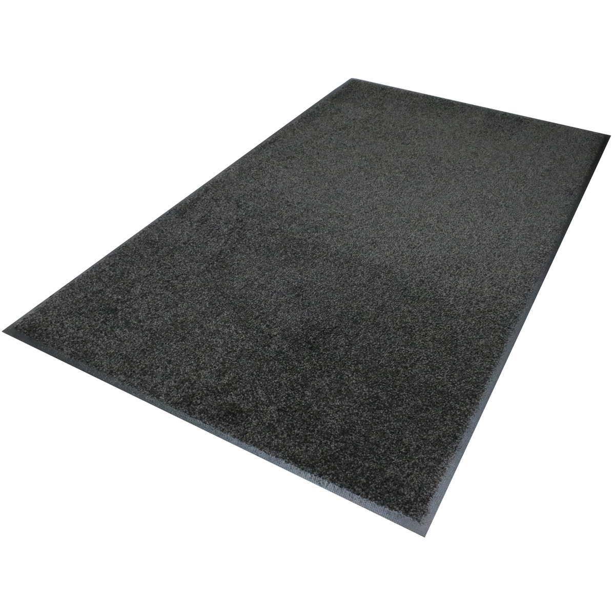 Heavy-duty rubber-backed mat flat – black/grey Heavy-duty rubber-backed mat flat - black/grey