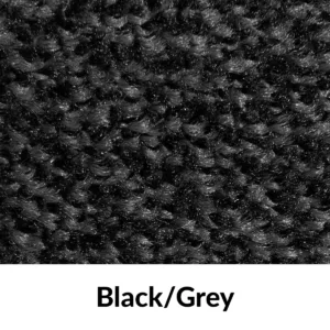 Heavy-Duty/Heavy Duty+ Rubber-Backed Mat Colour Swatch - Black/Grey