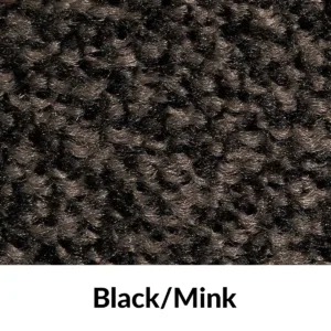 Heavy-Duty/Heavy Duty+ Rubber-Backed Mat Colour Swatch - Black/Mink