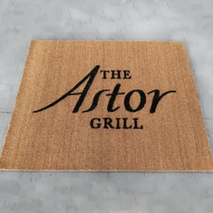 Coir Logo Mat for The Astor Grill
