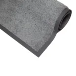 Grey Premium Heavy Duty Rubber-Backed Floor Mat Rolled