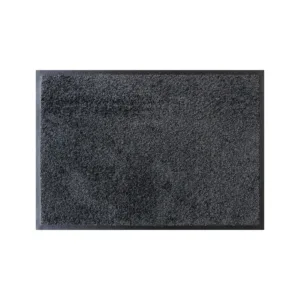 Black Premium Rubber-Backed Mat - Heavy Duty Entrance Mats